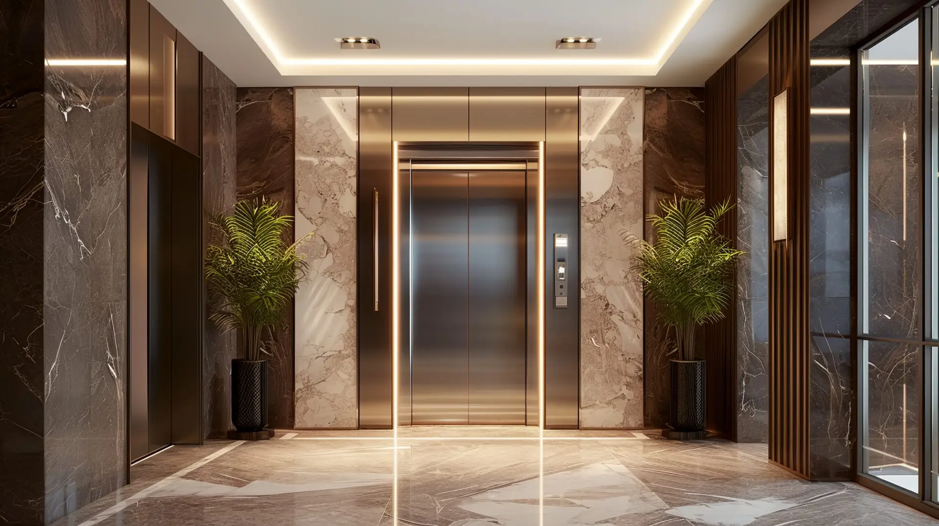 a modern elevator